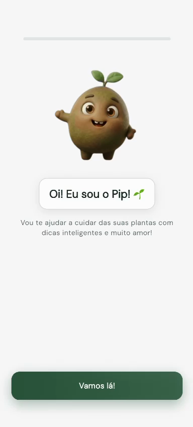 Tela de boas-vindas do Bloom com o Pip