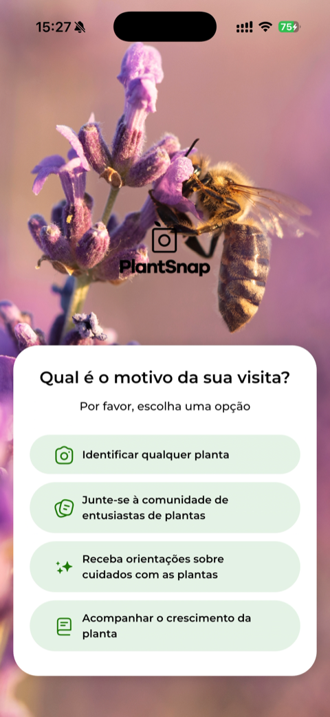 PlantSnap app screen